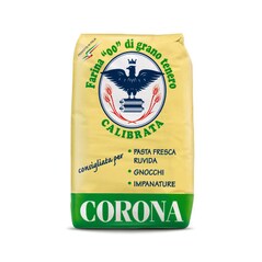 Faina de Grau, Tip 00, “Calibrata”, pentru Paste/Taitei/Gnocchi, 1 Kg - Corona, Italia