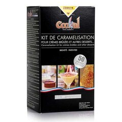 Kit Caramelizare Crème Brûlée, cu Esenta de Flambare Aromatizata cu Vanilie