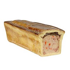 Pâté de Vitel, cu Bucati de Carne si Legume Brunoise, Crusta din Aluat, Congelat, 500g - Swiss Gourmet