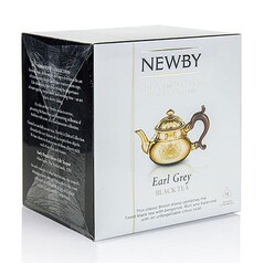 Ceai Negru Grey Earl, Silken Pyramids, 15 buc, 37,5 g - Newby