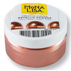Colorant Alimentar Pudra, Cupru-Metalizat, Creative Powder Copper, 25g - Mona Lisa