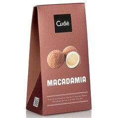 Nuci Macadamia Caramelizate, in Ciocolata Alba, Catànies, 80g  - Cudié