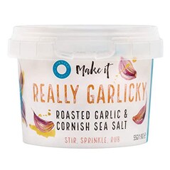Fulgi de Sare de Mare cu Usturoi, Really Garlicky (Cornwall, Anglia), 55g - Cornish Sea Salt