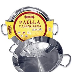 Tigaie din inox pentru paella (Ø 320 mm) - Guison