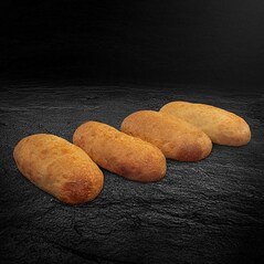 Minibaghete (Chifle) pentru Hot Dog, Produse Manual, Congelate, 4buc. x 50g, 200g - Gaues1