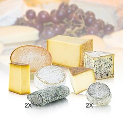 Cheese Box Grand: 8 Sorturi de Banzeturi Frantuzesti, 4,65Kg