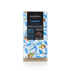 Ciocolata Neagra Caraibe cu Alune de Padure, 66% Cacao, Tableta, 120g - VALRHONA