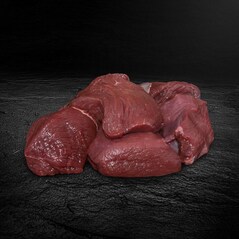Carne Portionata din Pulpa de Cerb pentru Tocana / Ragout / Gulas, Congelata, cca. 500g