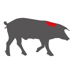 Ceafa de Porc, LiVar Spine Cut, fara os, Congelata, cca. 250g