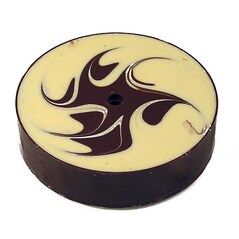 Disc de Ciocolata Alba, marmorat, 500g - Choco Rolls