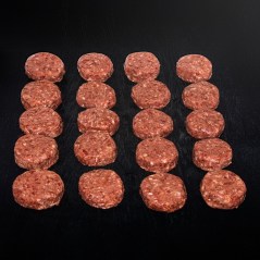 German Wagyu Steakhouse Mini-Burgers, Condimentati, Congelati, 20 x 50g, 1Kg - Otto Gourmet