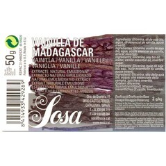 Extract Natural de Vanilie Bourbon de Madagascar, 50g - SOSA