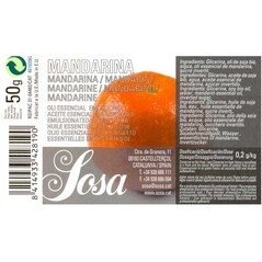 Ulei Esential de Mandarine, 50 ml - SOSA Eticheta