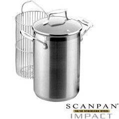 Oala cu cos si capac pentru sparanghel/porumb (4,5 L - 16 cm) - IMPACT - Scanpan