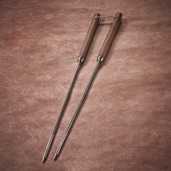 Bete (Chopsticks) Profesionale pentru Tempura, Inox, 42cm, 1 pereche