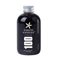 Extract Natural de Vanilie de Tahiti Pure Origin, Fara Alcool, 400g/litru, cu Seminte, 100ml - Tahiti Vanille by Alain Abel