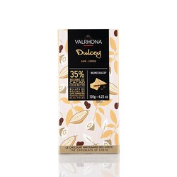 Ciocolata Blonda Dulcey cu Cafea, 32% Cacao, Tableta, 120g - VALRHONA