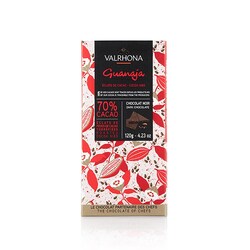 Ciocolata Neagra Guanaja cu Nibs de Cacao, 70% Cacao, Tableta, 120g - VALRHONA