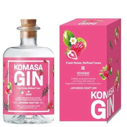 Gin Komasa Ichigo (Capsuni), 40% vol., 500ml - Japonia