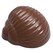 Placa pentru Ciocolata, cu 24 Escagorts (Melci) de 2,4 x 2,5 x 1,8cm, Forma din Policarbonat, 275 x 135mm - Matfer