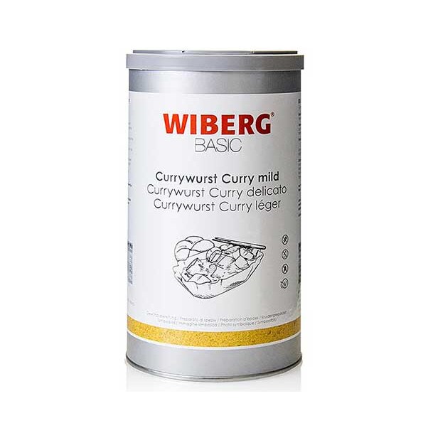 BASIC Currywurst Curry, Delicat, 580g - Wiberg