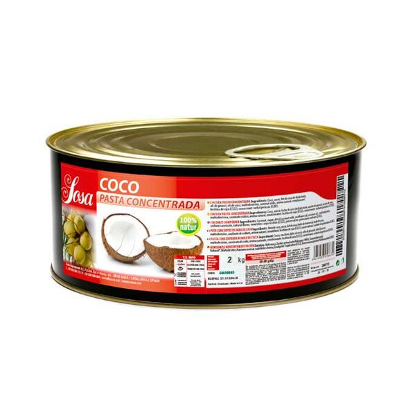 Pasta Concentrata din Nuca de Cocos, 2 Kg - SOSA