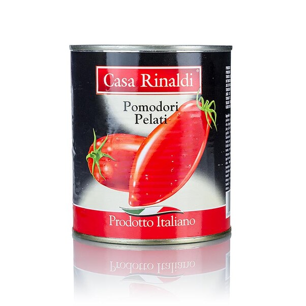 Tomate (Rosii) Intregi Decojite, Conserva, 800g - Casa Rinaldi