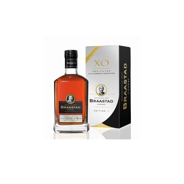 Cognac - BRAASTAD XO DEDICATED, Franta, 40% vol., Cutie Cadou, 0.7 l