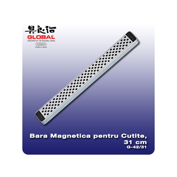 Bara Magnetica pentru Cutite, 31cm - Global, Japonia